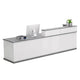 Blanc+Gris / Vue intérieure côté gauche supérieur / L140*W60*H100cm
