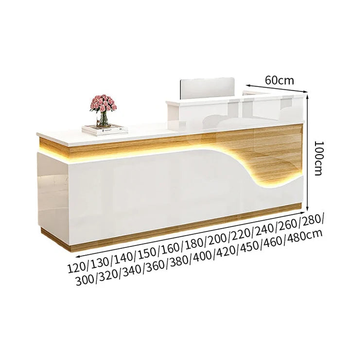 Modern Front Desk for Professional Reception Office Spaces-JDT-K059-main pictures 4