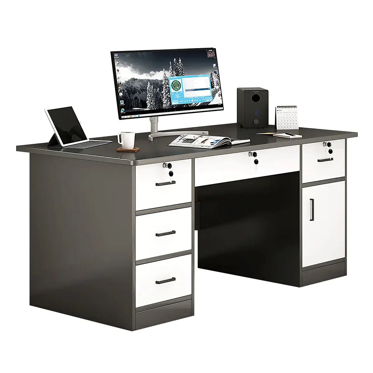 Modern Home Office Desk - Professional Writing Desk ANZHAP-BGZ-2022-mainpictures 8