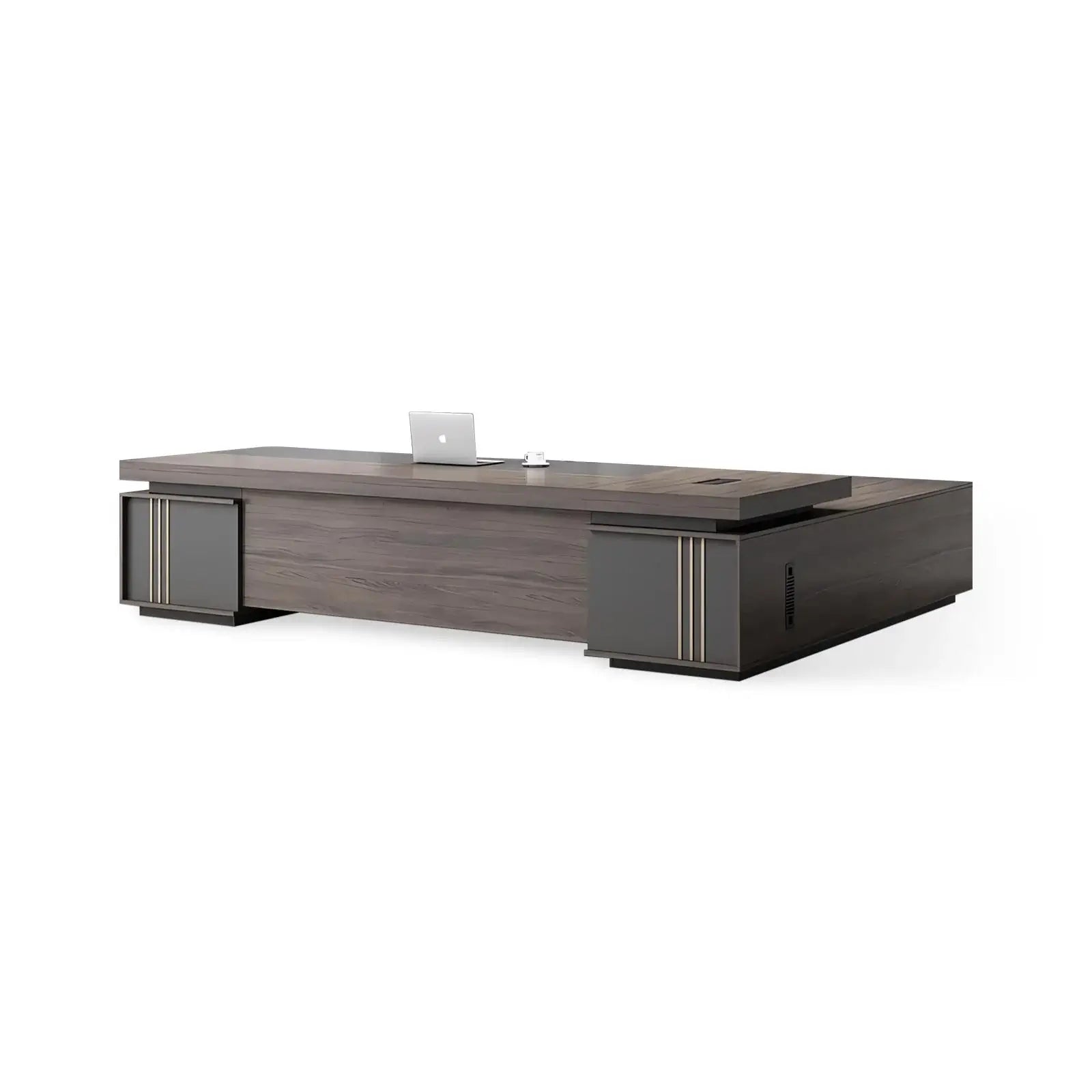 Modern L-Shaped Executive Desk - CEO Office Desk with StorageANZHAP-LBZ-1031-mainpictures 3