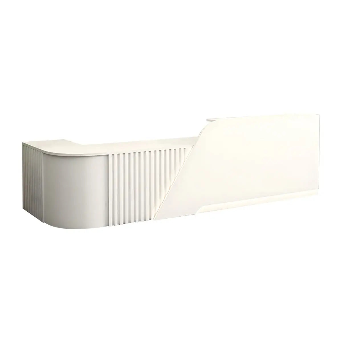 Modern L-Shaped Reception Desk with LED for Medical Clinics Offices ANZHAP- JDT-2248-mainpictures 2