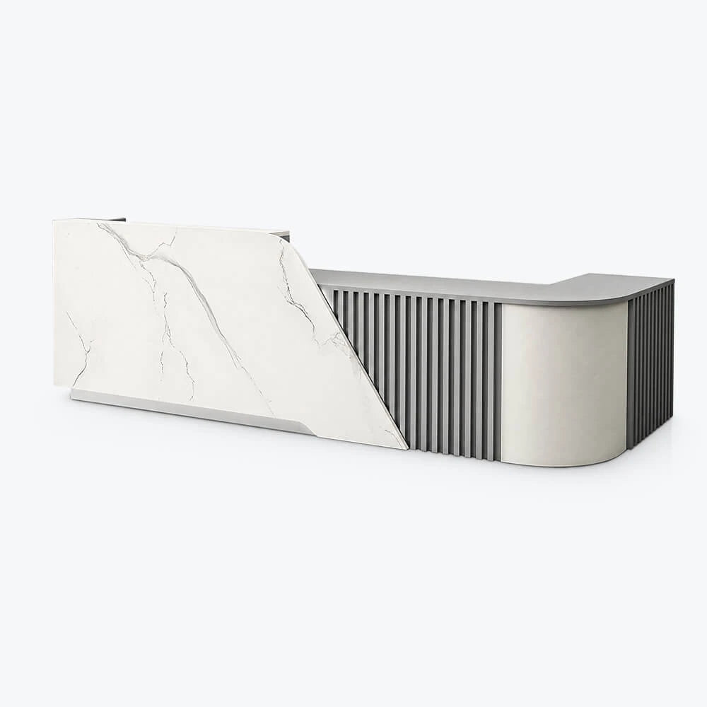 Modern L-Shaped Reception Desk with LED for Medical Clinics Offices ANZHAP- JDT-2248-mainpictures 5