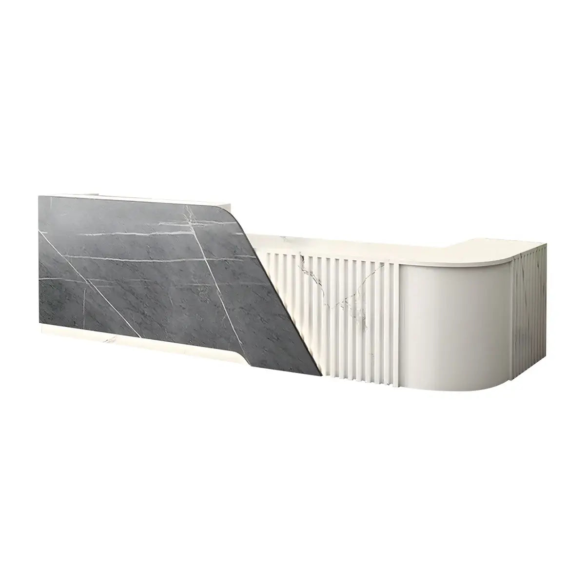 Modern L-Shaped Reception Desk with LED for Medical Clinics Offices ANZHAP- JDT-2248-mainpictures 8