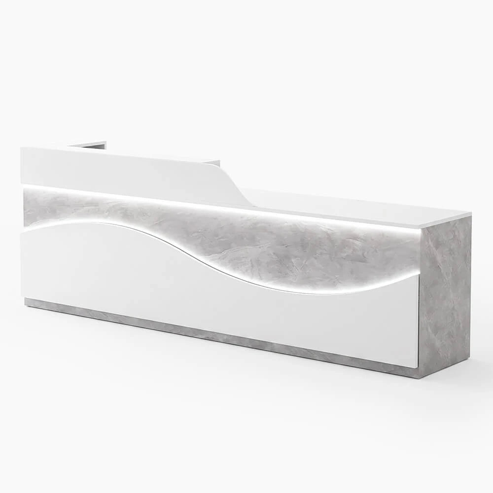 Modern Large White Reception Desk with LED Salon Office Front Desk ANZHAP-JDT-2226-mainpictures 21