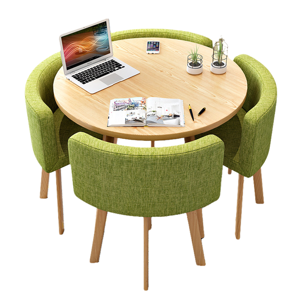 Modern Nesting Table and Chairs for Boutique Office Breakrooms - ANZHAP JDZH-009 Main picture
