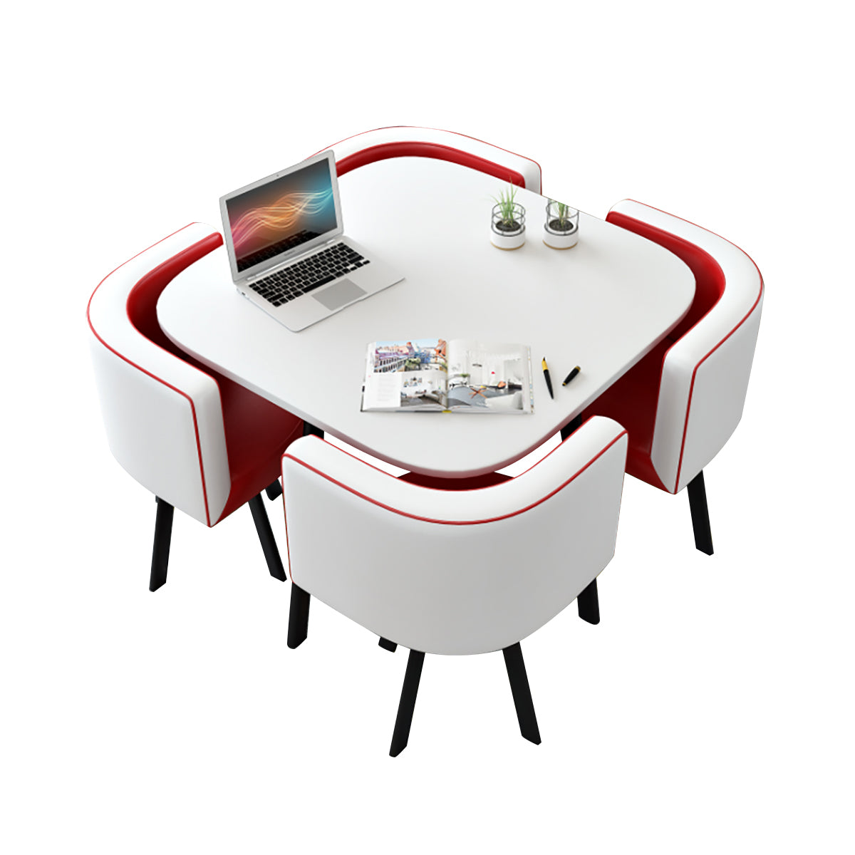 Modern Nesting Table and Chairs for Boutique Office Breakrooms - ANZHAP JDZH-009 Main picture056