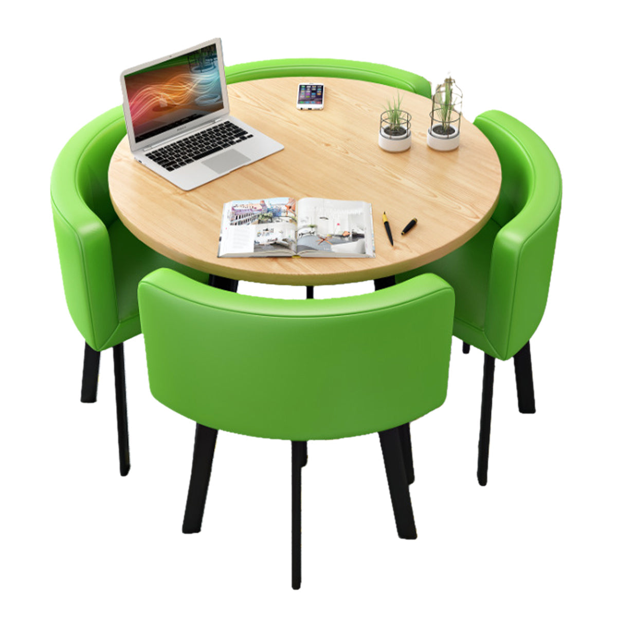 Modern Nesting Table and Chairs for Boutique Office Breakrooms - ANZHAP JDZH-009 Main picture 023