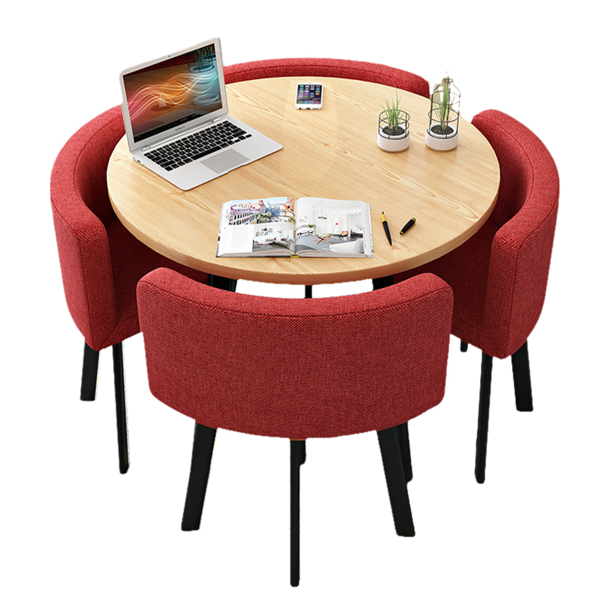 Modern Nesting Table and Chairs for Boutique Office Breakrooms - ANZHAP JDZH-009 Main picture 025