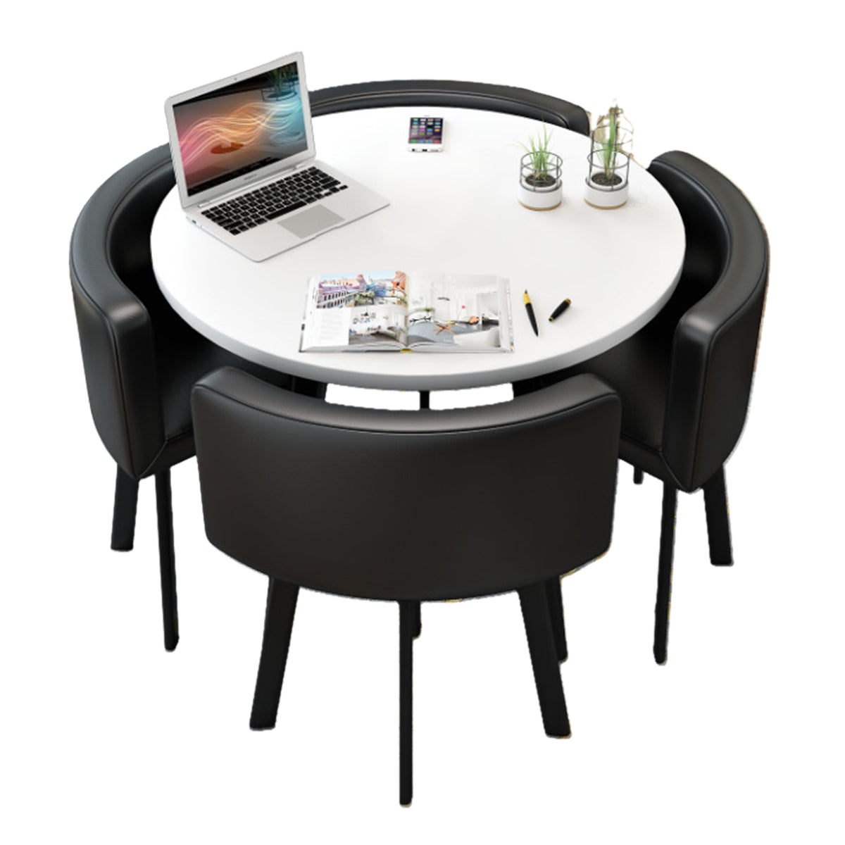 Modern Nesting Table and Chairs for Boutique Office Breakrooms - ANZHAP JDZH-009 Main picture 030
