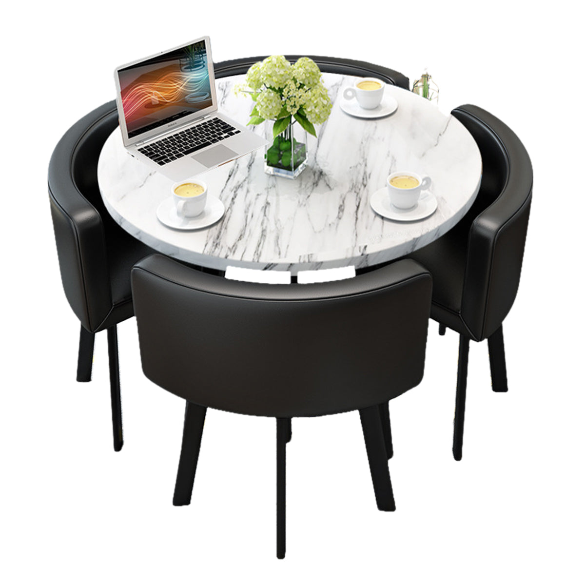 Modern Nesting Table and Chairs for Boutique Office Breakrooms - ANZHAP JDZH-009 Main picture 041