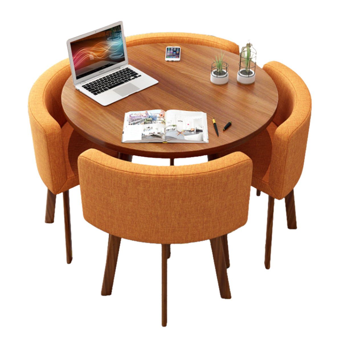 Modern Nesting Table and Chairs for Boutique Office Breakrooms - ANZHAP JDZH-009 Main picture 050