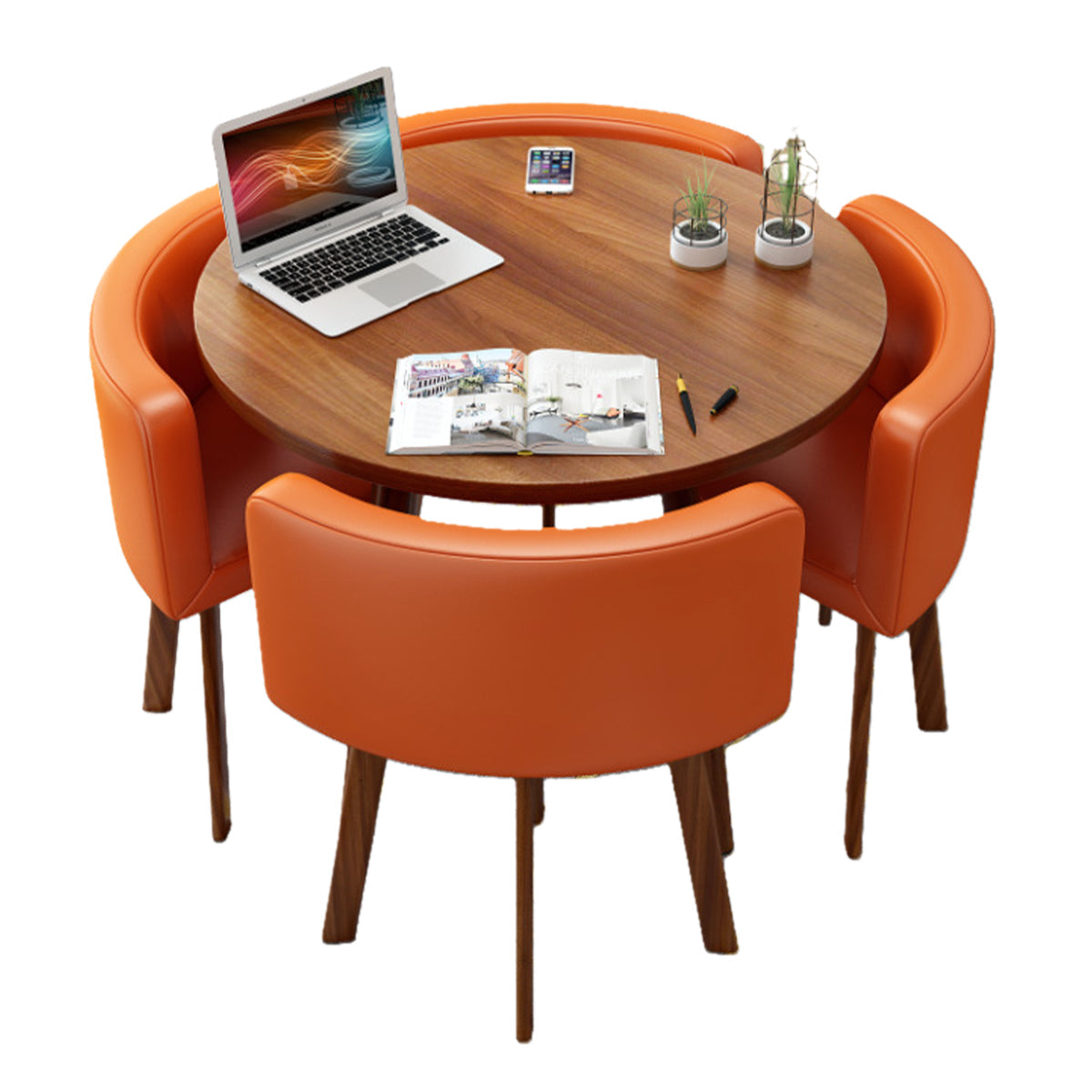 Modern Nesting Table and Chairs for Boutique Office Breakrooms - ANZHAP JDZH-009 Main picture 051