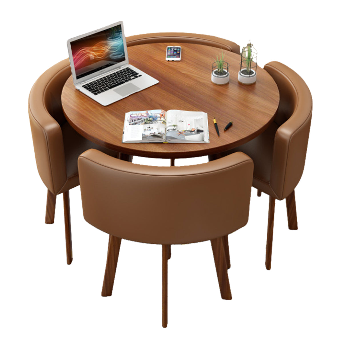 Modern Nesting Table and Chairs for Boutique Office Breakrooms - ANZHAP JDZH-009 Main picture 052