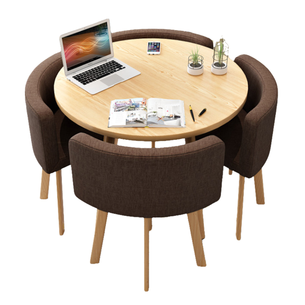 Modern Nesting Table and Chairs for Boutique Office Breakrooms - ANZHAP JDZH-009 Main picture 07