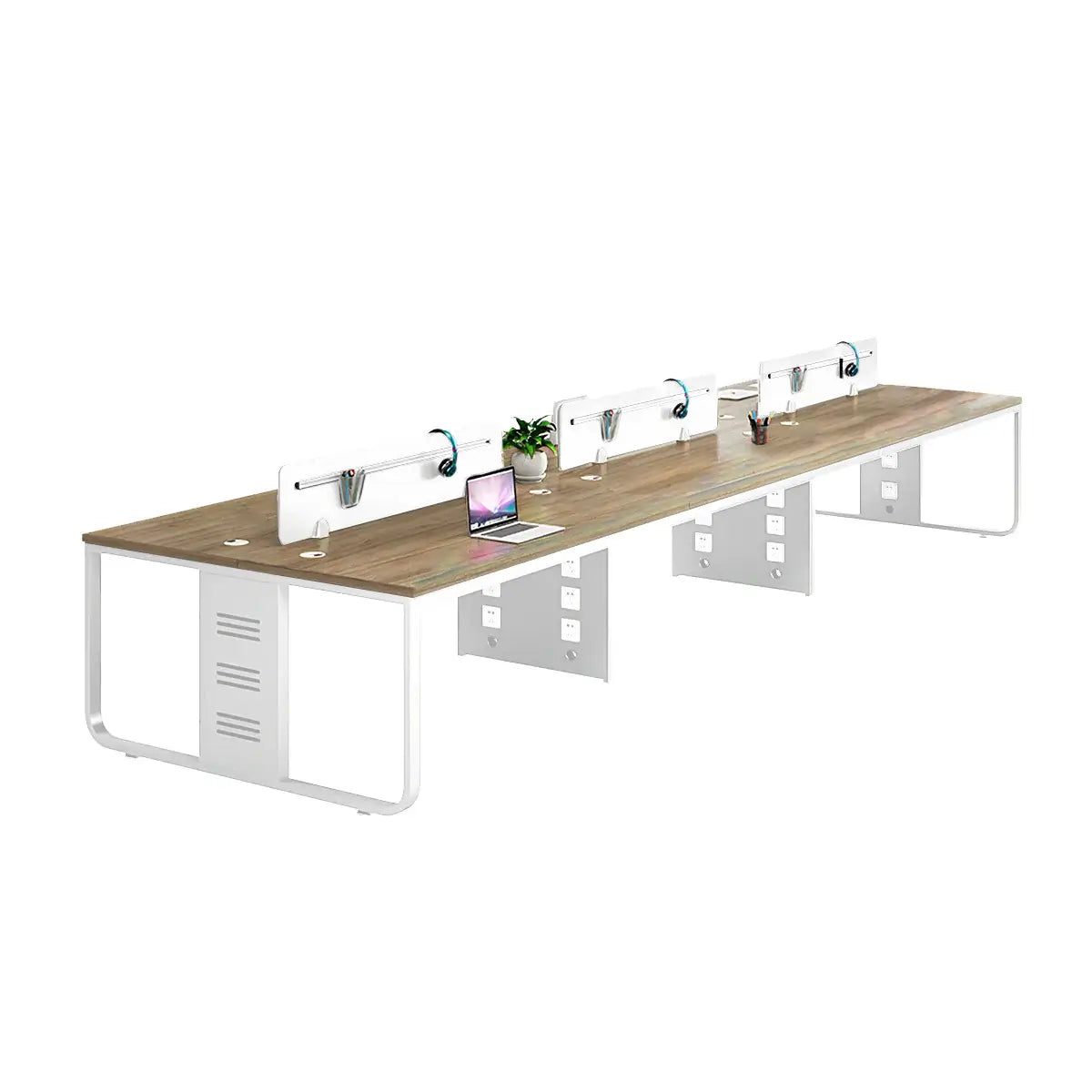 Modern Oak Office Table - Aesthetic Minimalist PC Desk ANZHAP-YGZ-1088-mainpictures 50