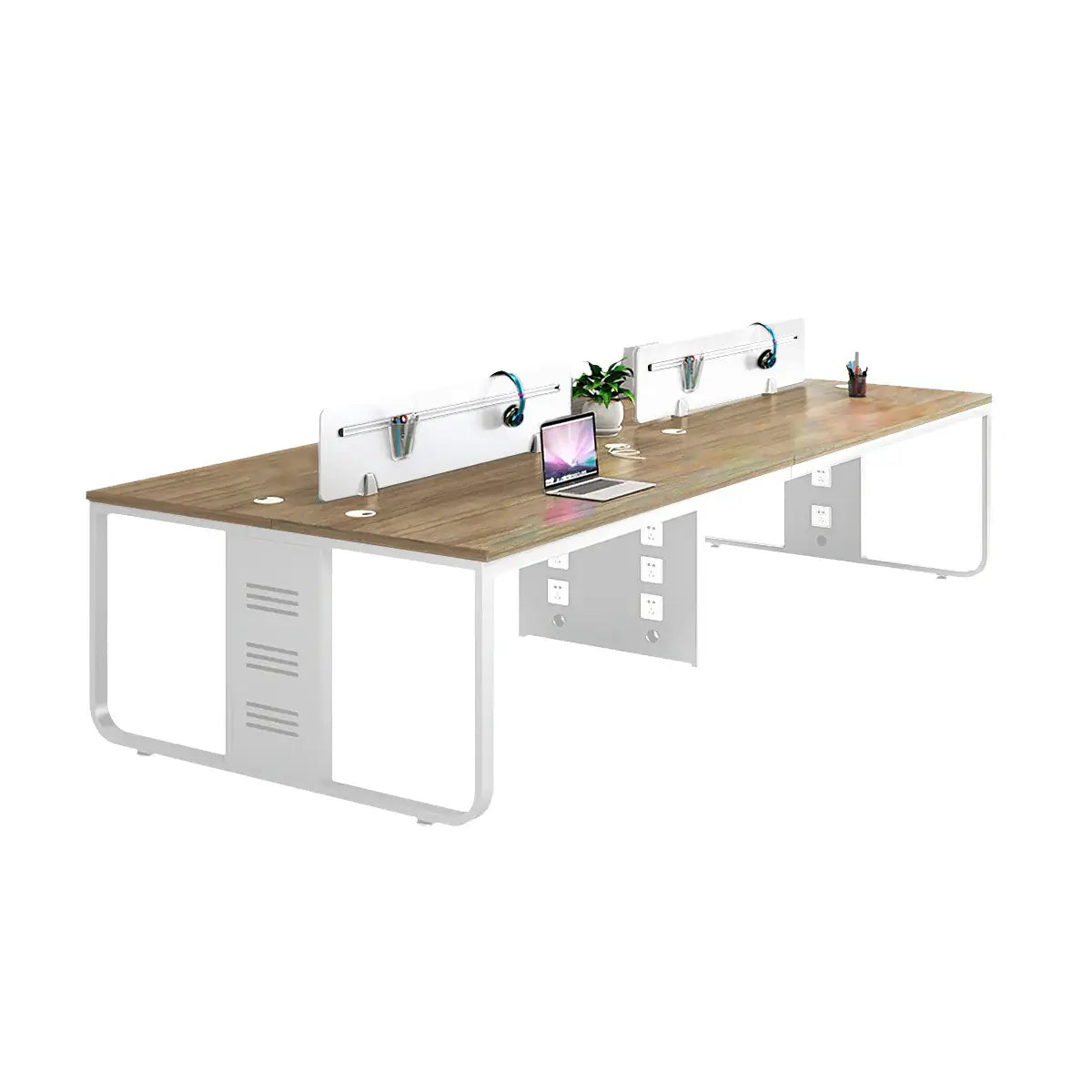 Modern Oak Office Table - Aesthetic Minimalist PC Desk ANZHAP-YGZ-1088-mainpictures 52