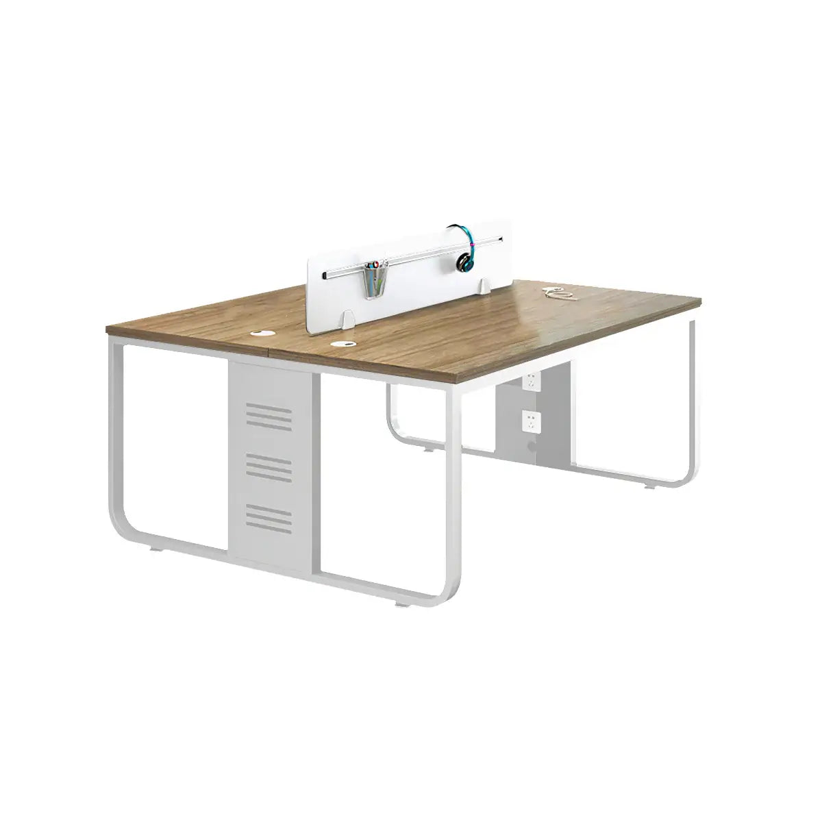 Modern Oak Office Table - Aesthetic Minimalist PC Desk ANZHAP-YGZ-1088-mainpictures 53