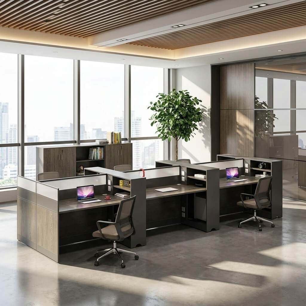 Modern Office Desk with Drawers Cable Management ANZHAP- BGZ-2017-mainpictures 31