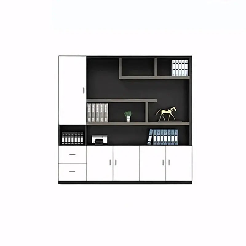 Modern Office Storage Cabinet with Partitioned Shelves ANZHAP-WJG-711-mainpictures 13
