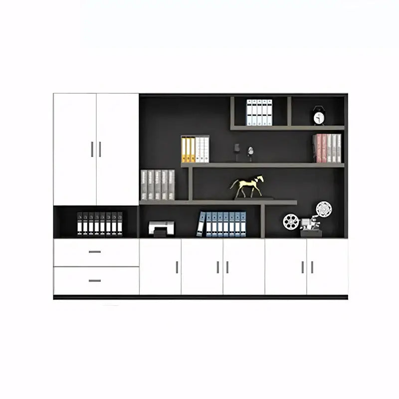 Modern Office Storage Cabinet with Partitioned Shelves ANZHAP-WJG-711-mainpictures 21