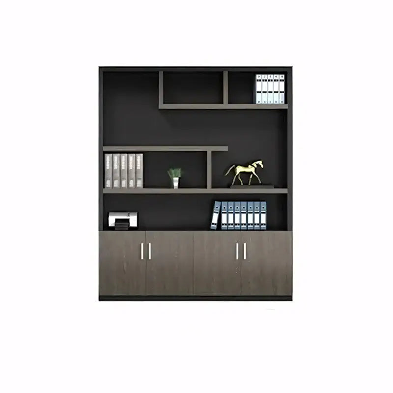 Modern Office Storage Cabinet with Partitioned Shelves ANZHAP-WJG-711-mainpictures 6