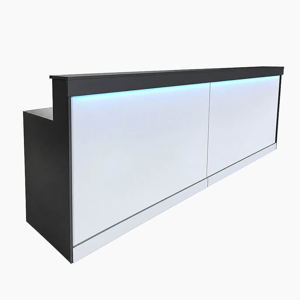Modern Reception Counter with Storage for Professional Spaces