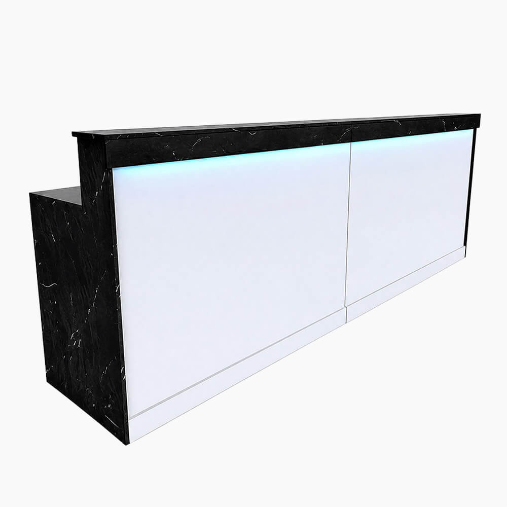 Modern Reception Counter with Storage for Professional Spaces