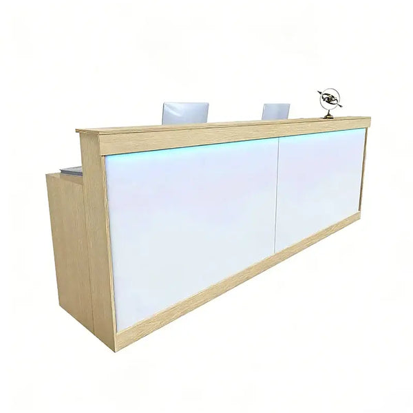 Comptoir de Réception Minimaliste avec Tiroir Verrouillable pour Salon|ANZHAP