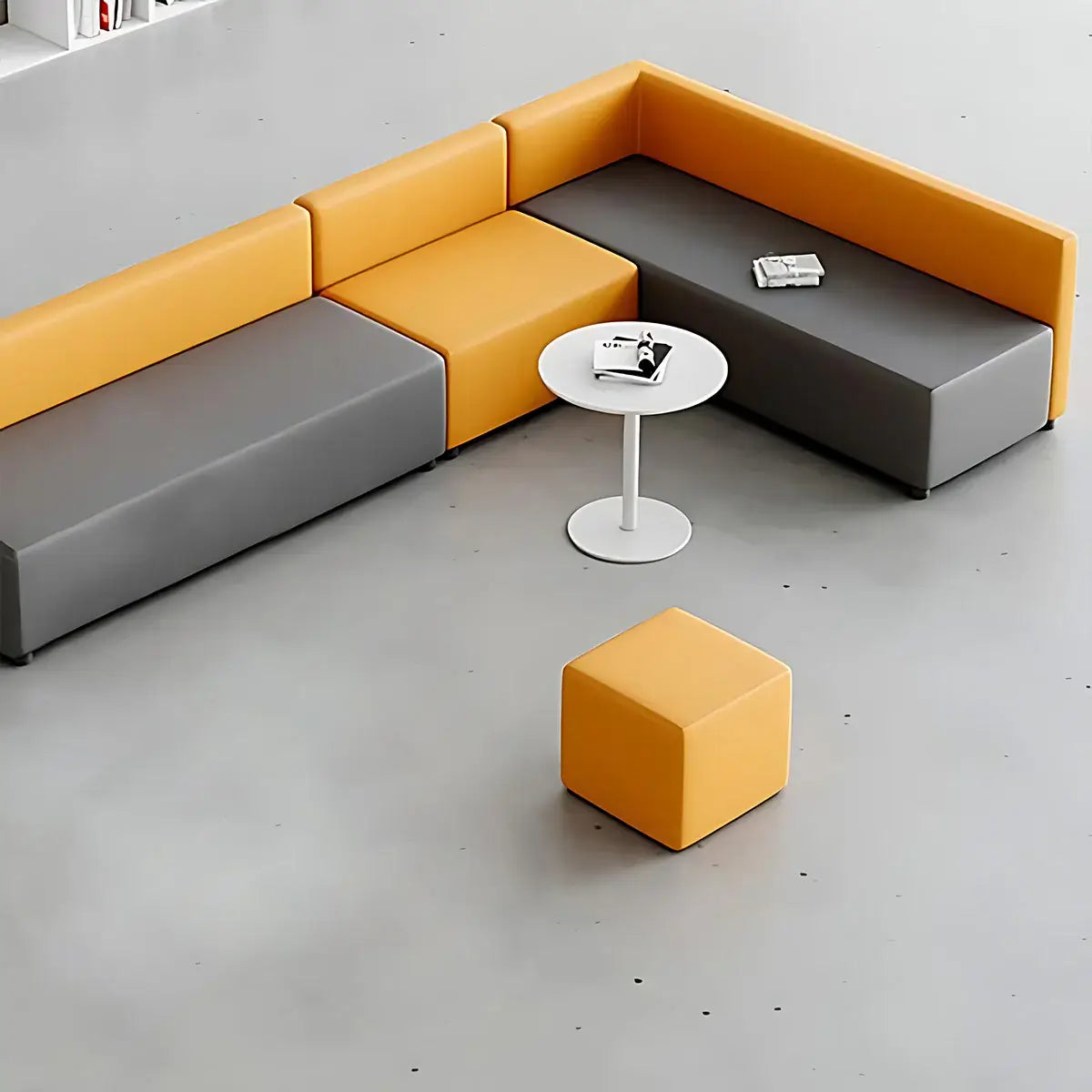 Modular Patchwork Lounge Sofa Modern Waiting Area Couch ANZHAP-SFA-713-mainpictures 14