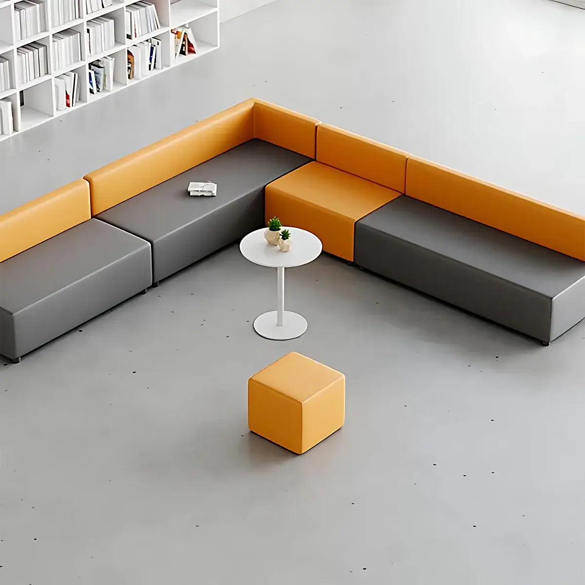Modular Patchwork Lounge Sofa Modern Waiting Area Couch ANZHAP-SFA-713-mainpictures 16