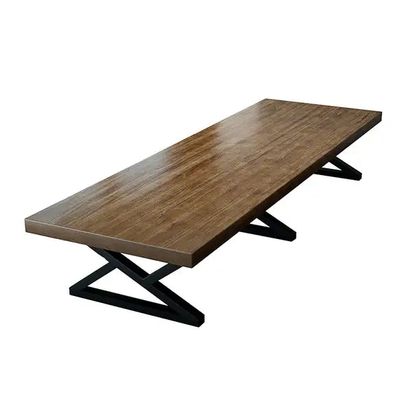 Oak Meeting Table Rectangular Wood Meeting Table ANZHAP-HYZ-7200-mainpictures 6