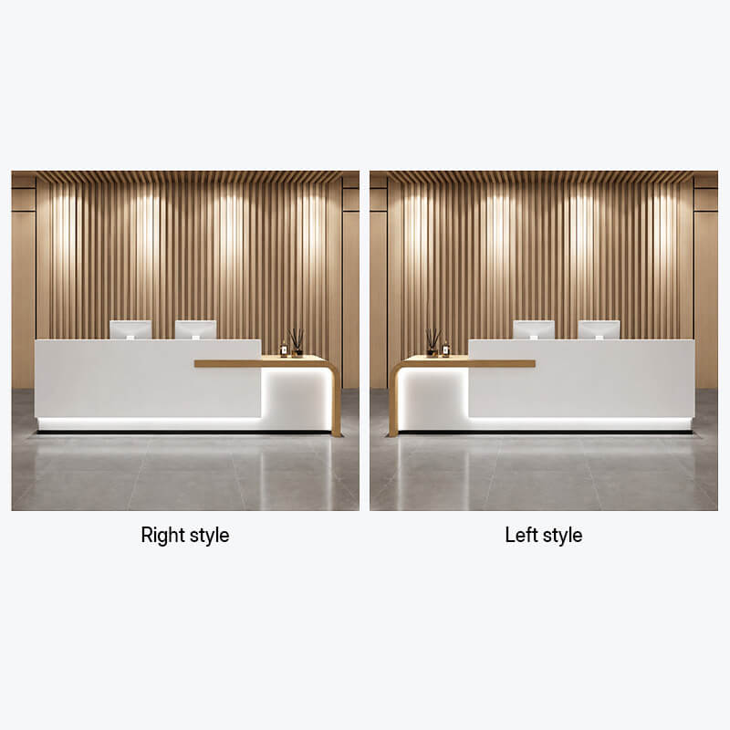Office Receptionist Desk for Modern Reception Areas - Style Options