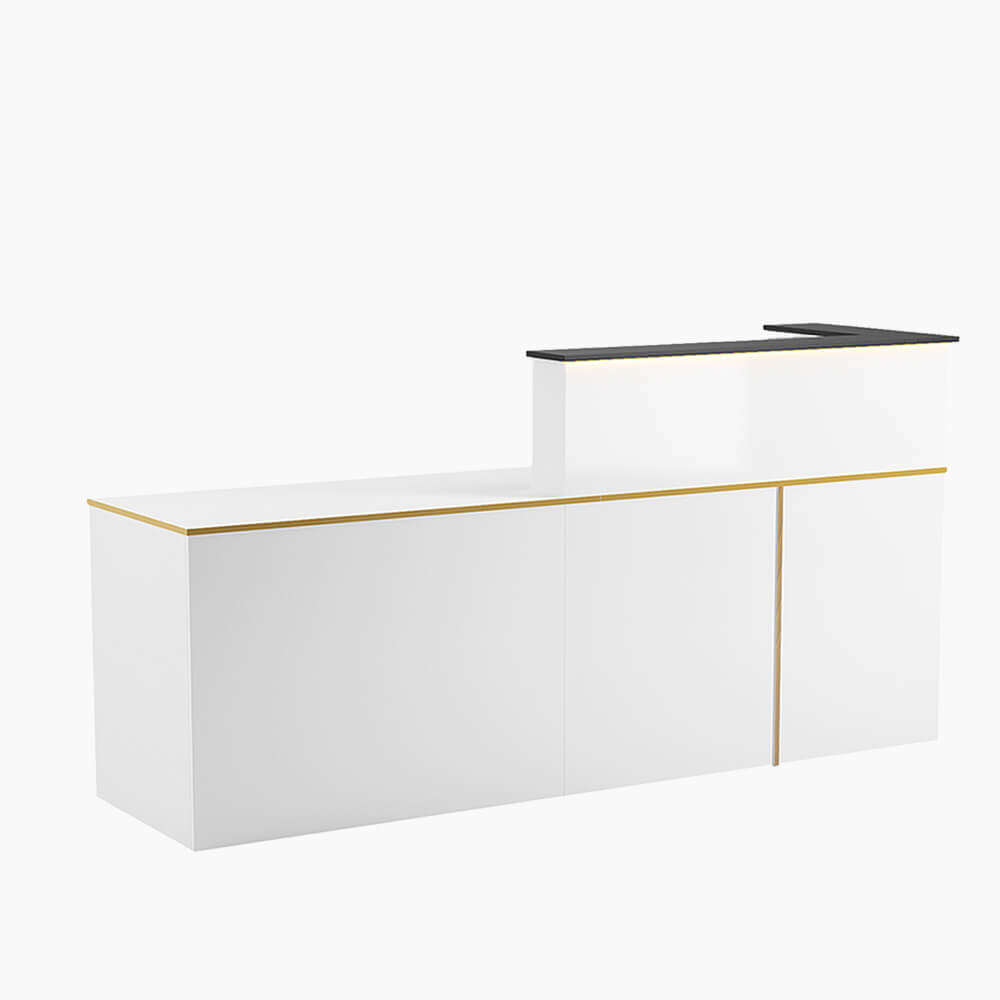 Professional Hair Salon Reception Desk Modern Reception Counter ANZHAP-S2-JDT-0013-main pictures 2