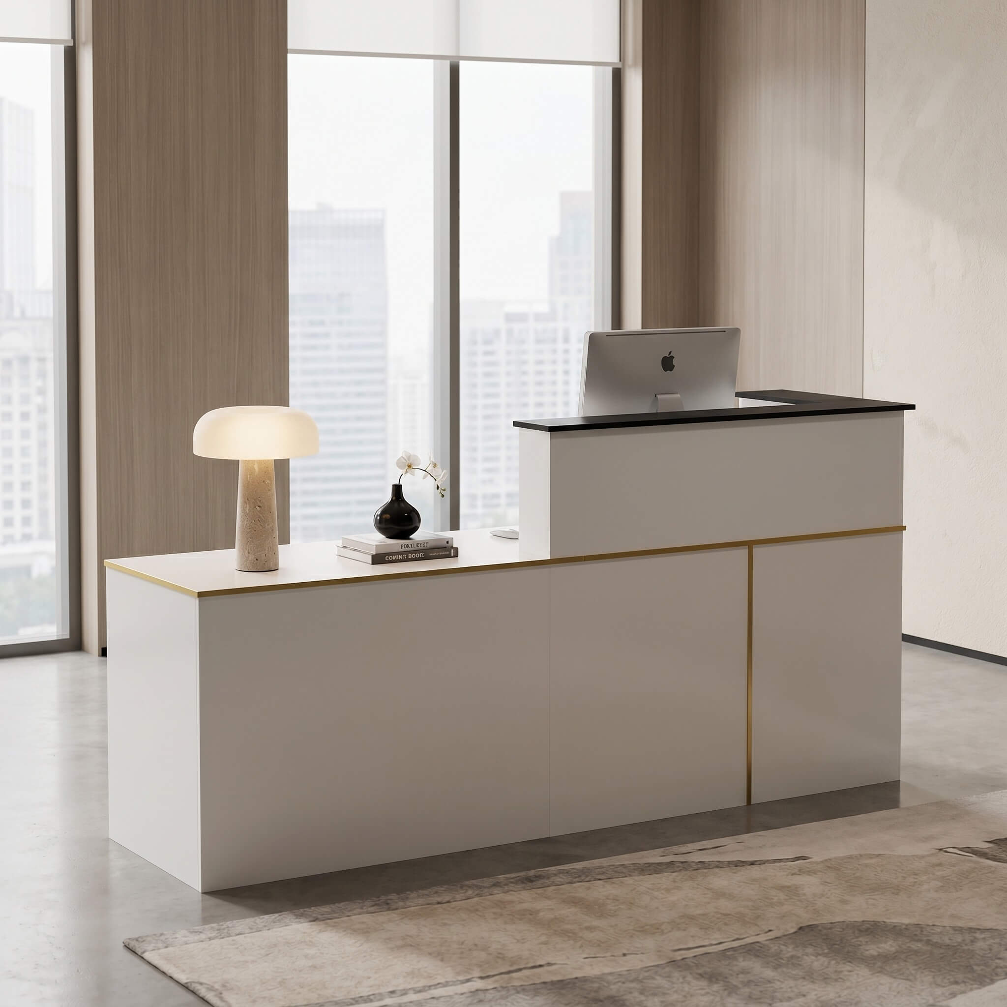 Professional Hair Salon Reception Desk Reception Counter |ANZHAP