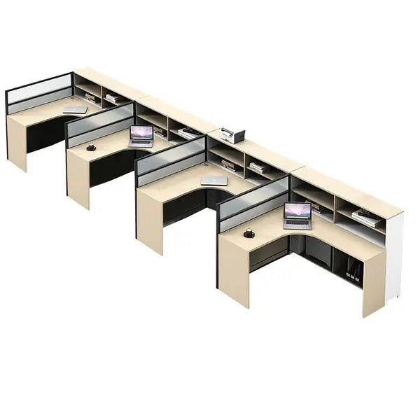 Professional L-Shaped Shared Office Desk - Flex Workstation ANZHAP-BGZ-2013-mainpictures 126