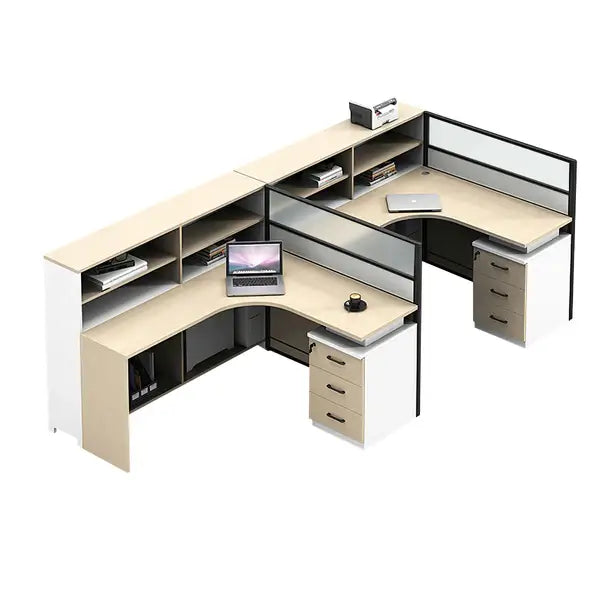 Professional L-Shaped Shared Office Desk - Flex Workstation ANZHAP-BGZ-2013-mainpictures 135