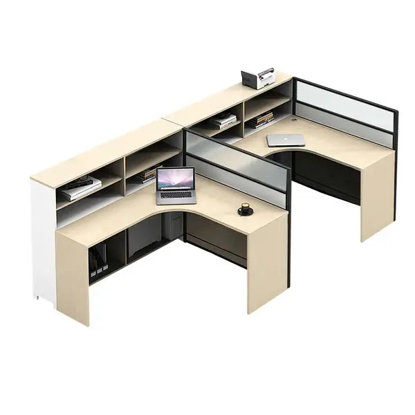 Professional L-Shaped Shared Office Desk - Flex Workstation ANZHAP-BGZ-2013-mainpictures 136