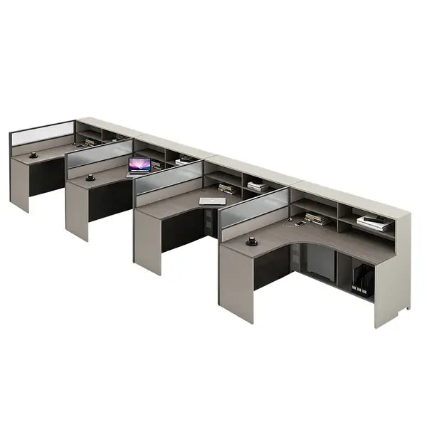 Professional L-Shaped Shared Office Desk - Flex Workstation ANZHAP-BGZ-2013-mainpictures 151