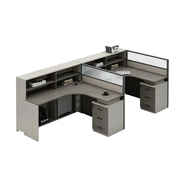 Professional L-Shaped Shared Office Desk - Flex Workstation ANZHAP-BGZ-2013-mainpictures 78