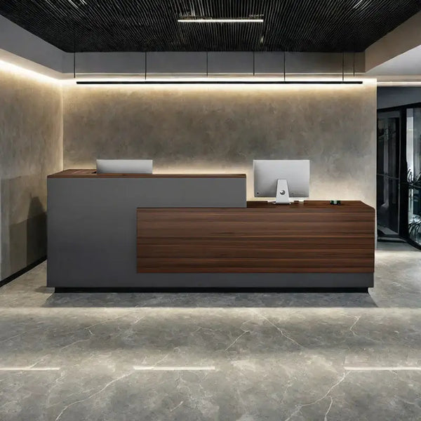 Professional L-Shaped Welcome Desk for Modern Business Foyers - ANZHAP JDT-011 Main picture 1