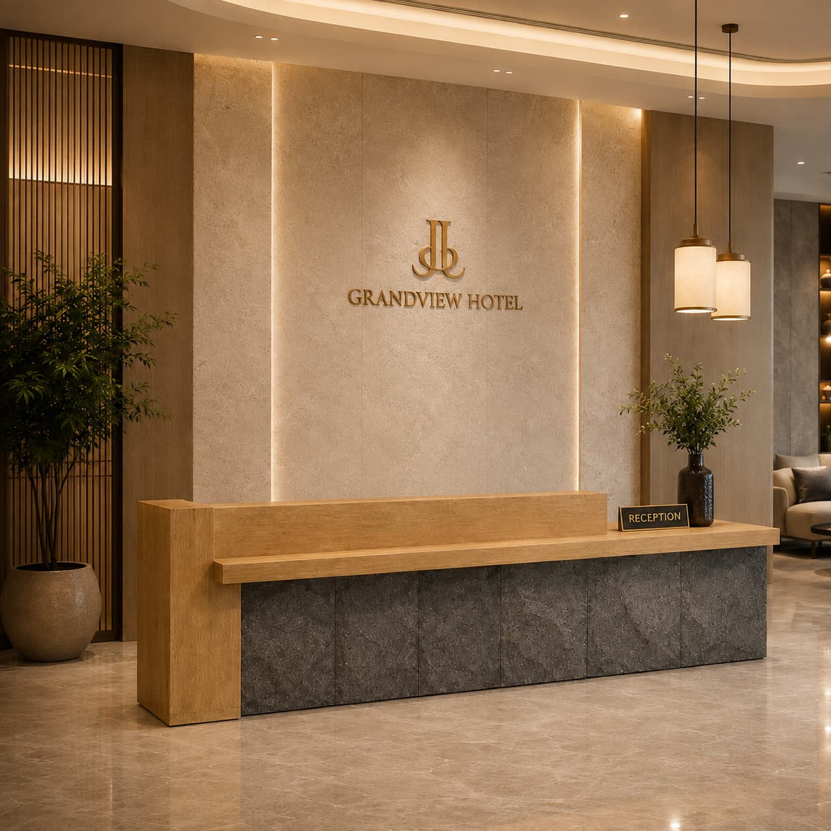 Reception Desk for Hotel and Front Desk Reception Areas-JDT-C052-main pictures 14