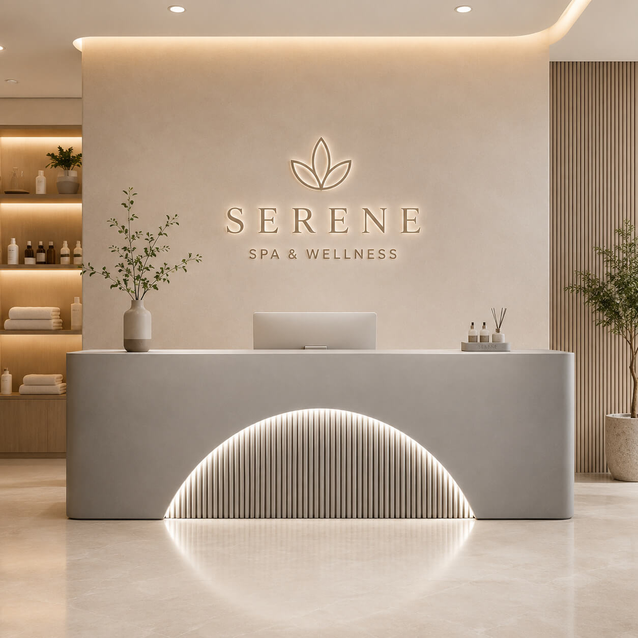Salon Reception Desk for Modern Beauty and Hair Salons-JDT-483-main pictures 1