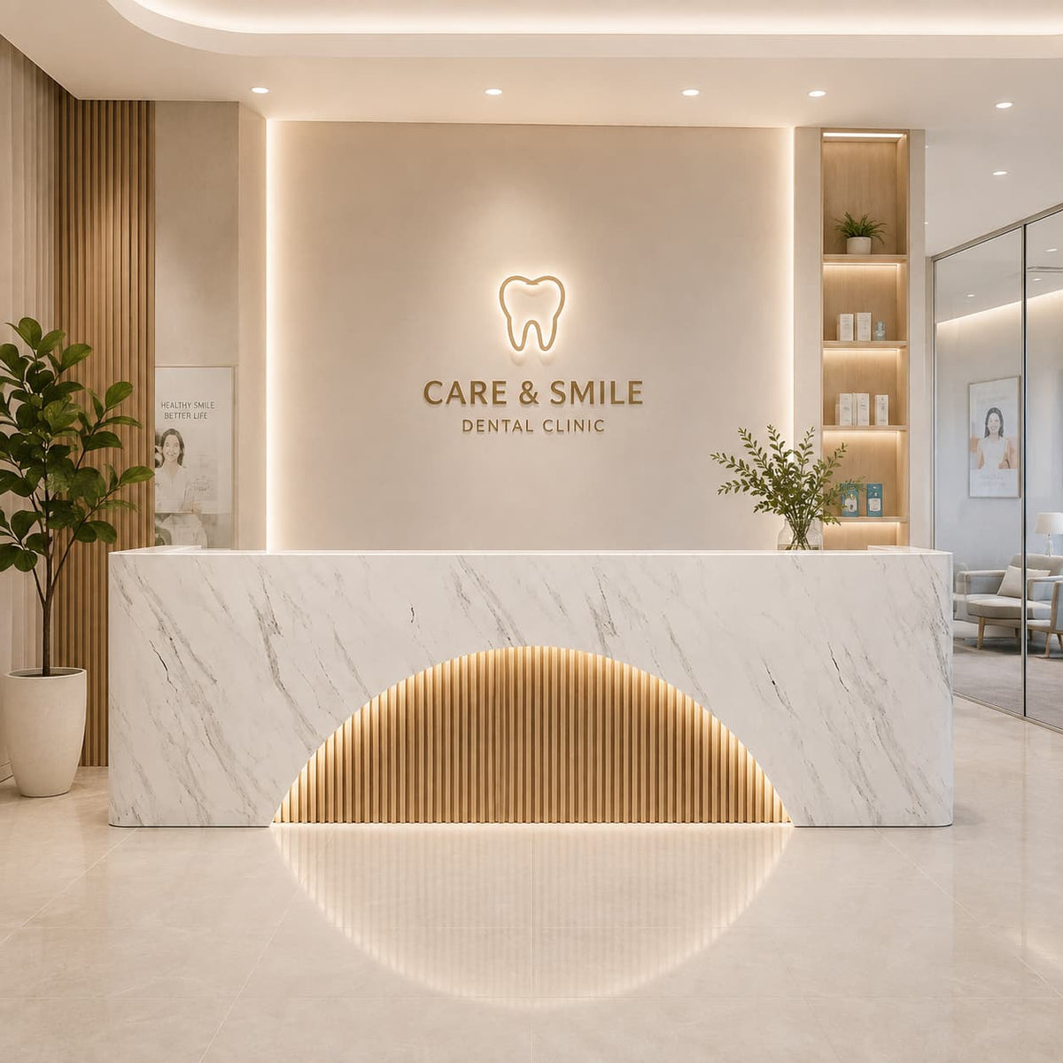 Salon Reception Desk for Modern Beauty and Hair Salons-JDT-483-mainpictures 28