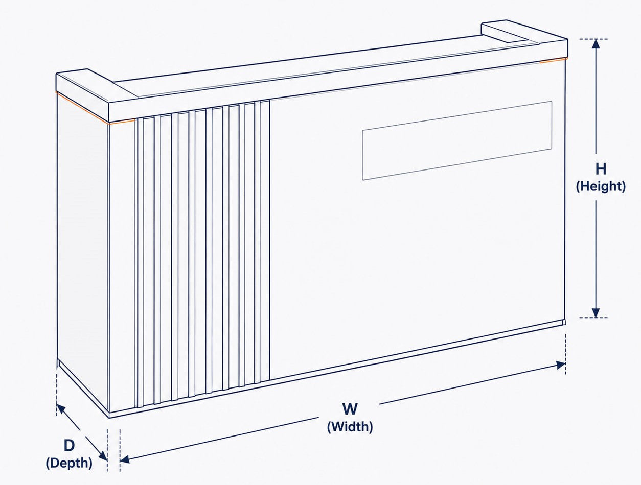 Slatted Straight dimension guide
