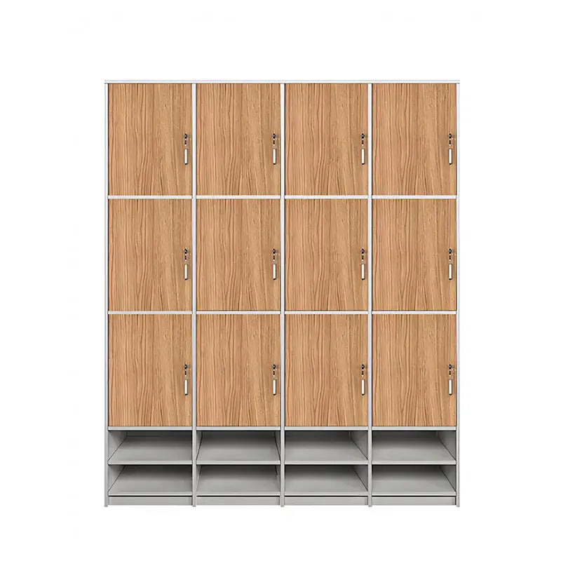 Tall Office Bookcase Storage Cabinet with Cupboard ANZHAP-WJG-701-mainpictures 28