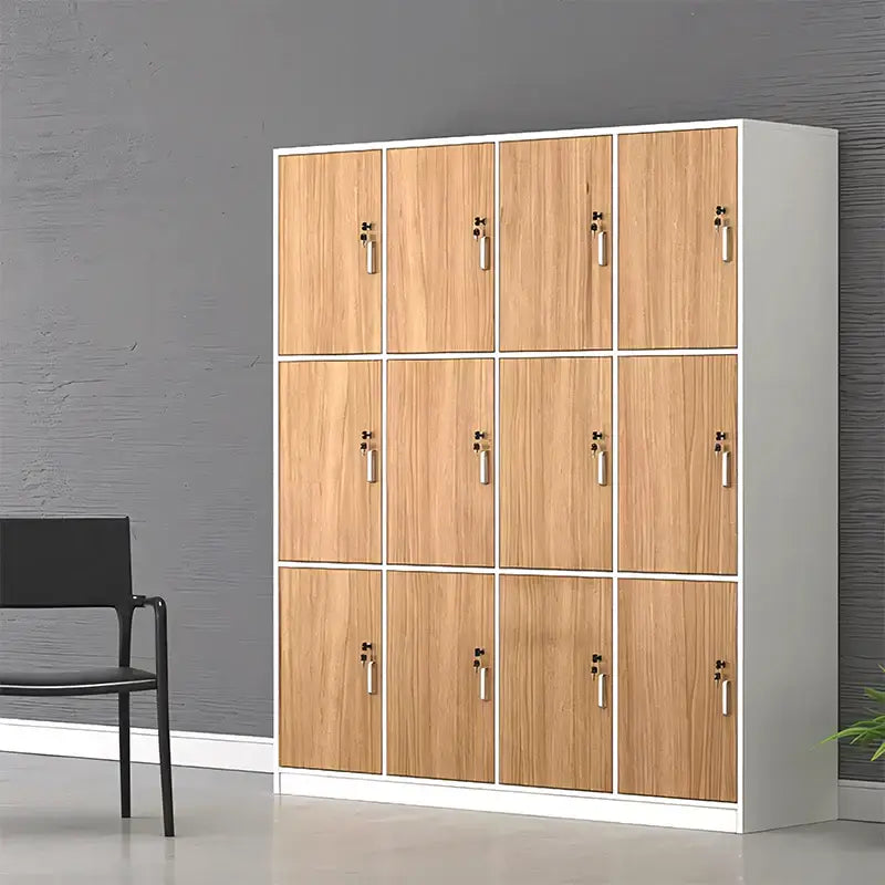 Tall Office Bookcase Storage Cabinet with Cupboard ANZHAP-WJG-701-mainpictures 29